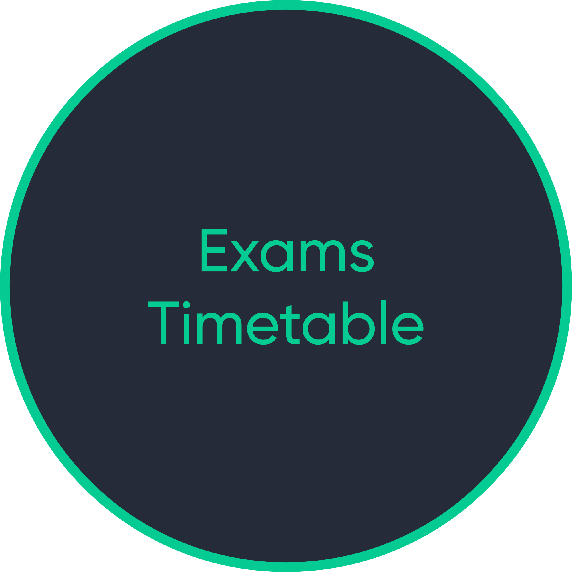 Detailed information regarding the exam time table  can be found here
