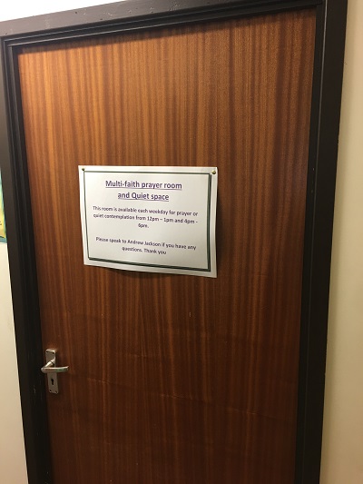 Regent's Park multi-faith prayer room and quiet space